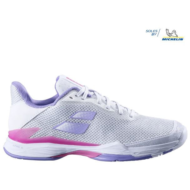 Babolat Jet Tere Womens - All Court (White and Lavender)