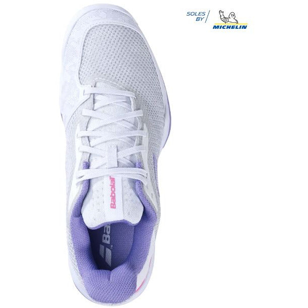 Babolat Jet Tere Womens - All Court (White and Lavender)