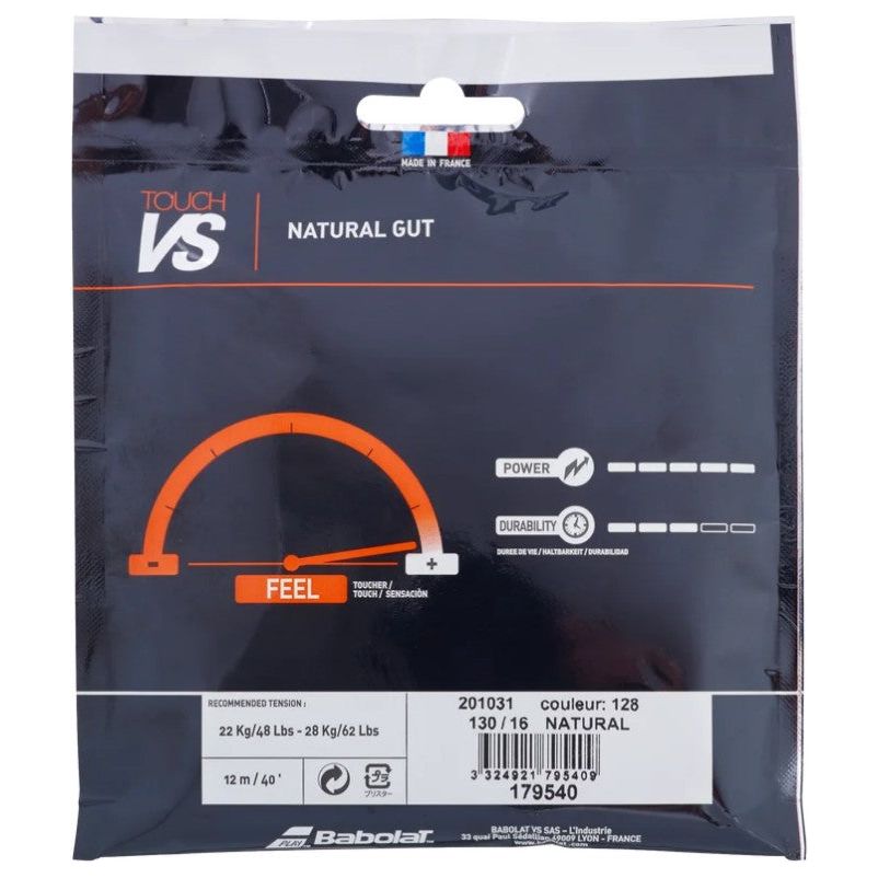 Babolat VS Touch - Natural Gut String Set