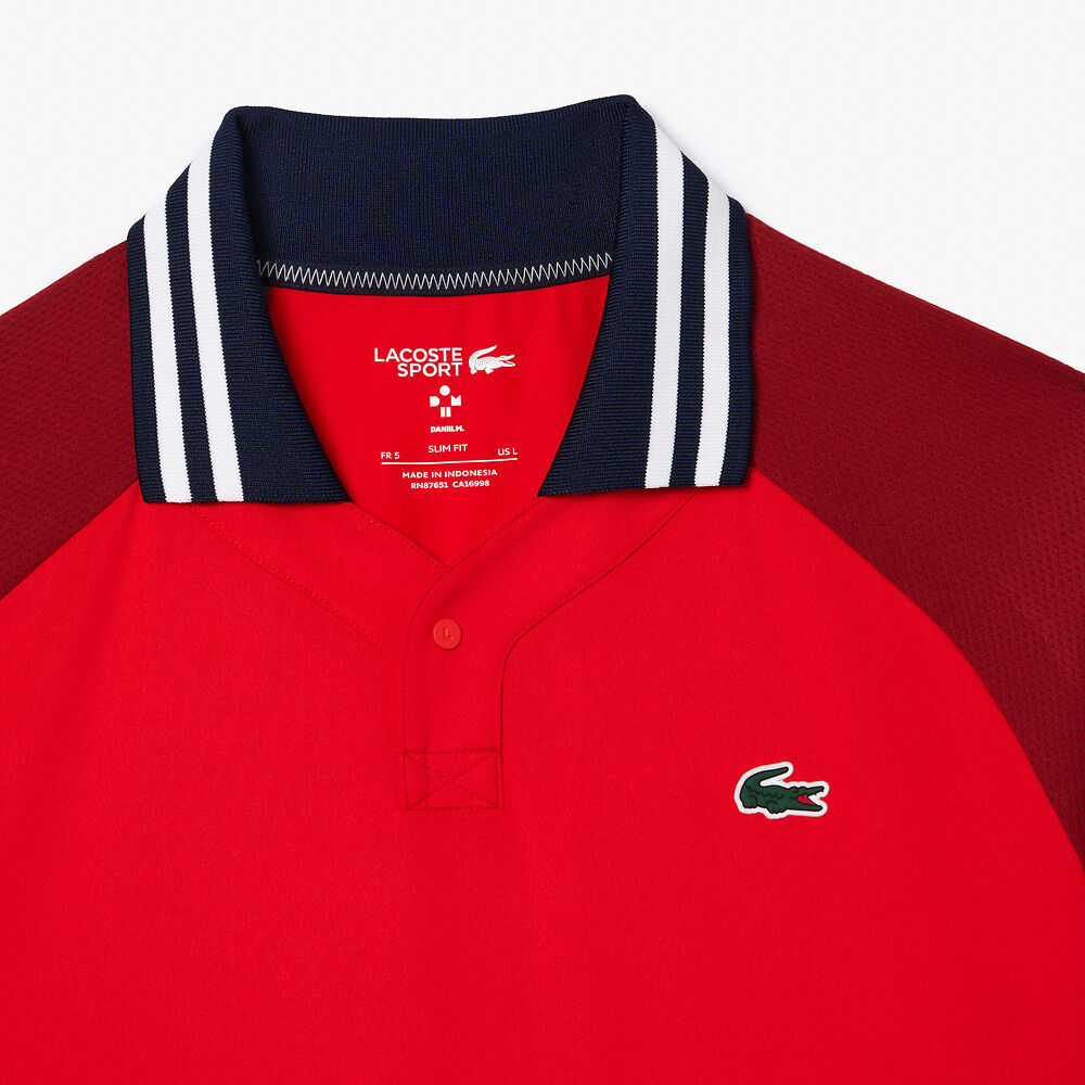 2024 Lacoste Slim Fit Tennis Polo - Daniil Medvedev