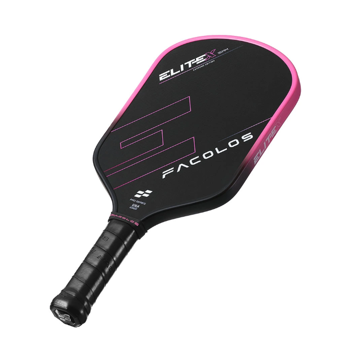 Facolos Pro Series Elite X Pickleball Paddle - Pink (16mm)