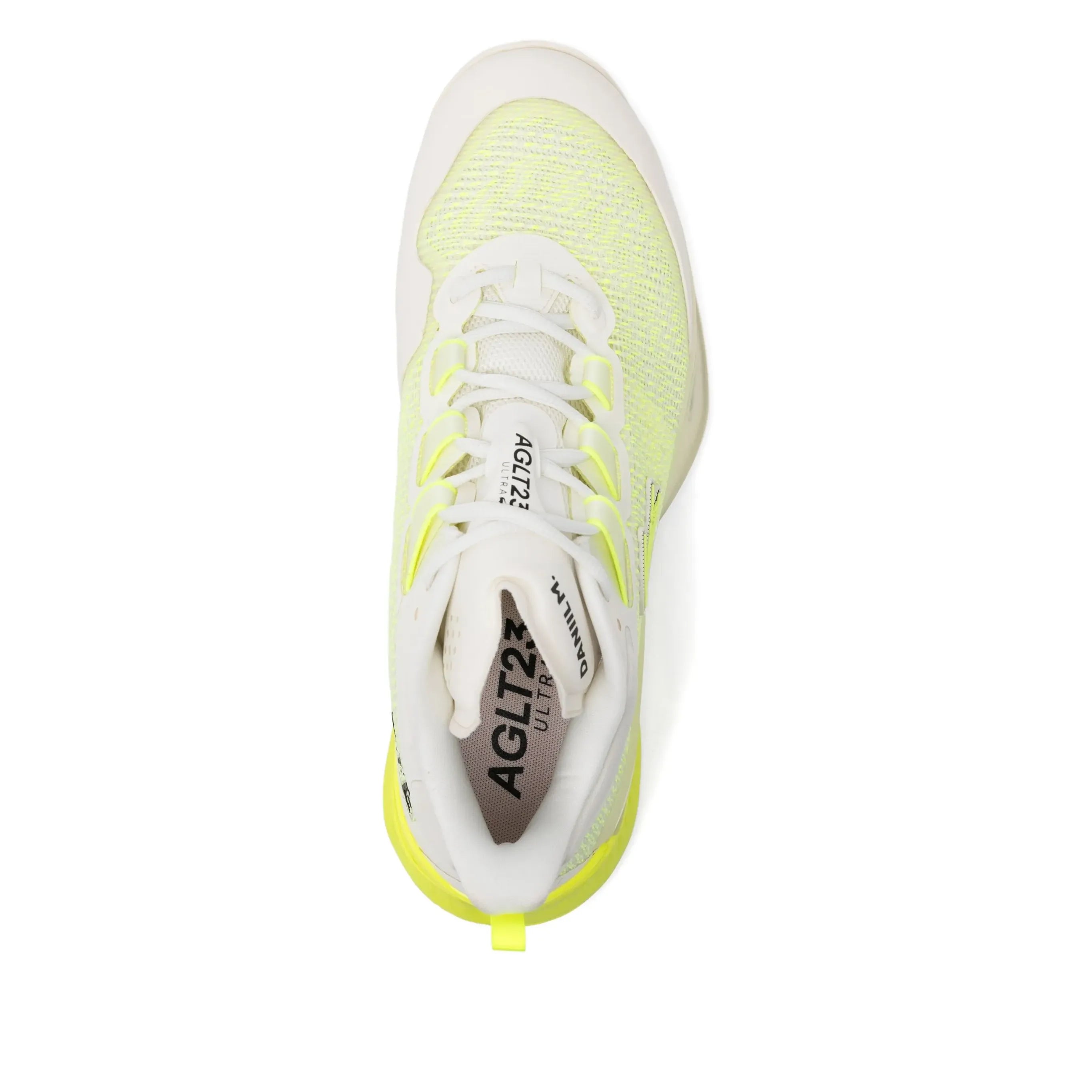 Lacoste AG-LT23 Ultra Mens All Court Tennis Shoe (White/Fluro Yellow)