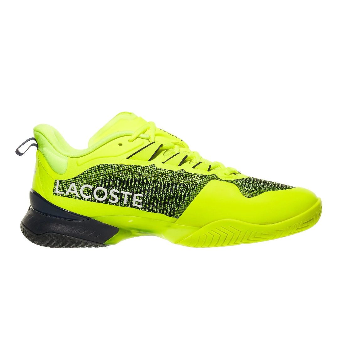 Lacoste AG-LT23 Ultra Daniil Medvedev Mens All Court Tennis Shoe (Yellow/Navy)