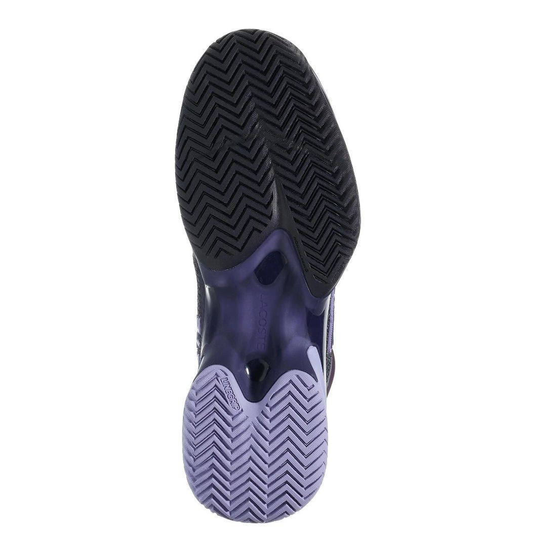 Lacoste AG-LT23 Ultra Ladies All Court Tennis Shoe (Navy/Light Purple)