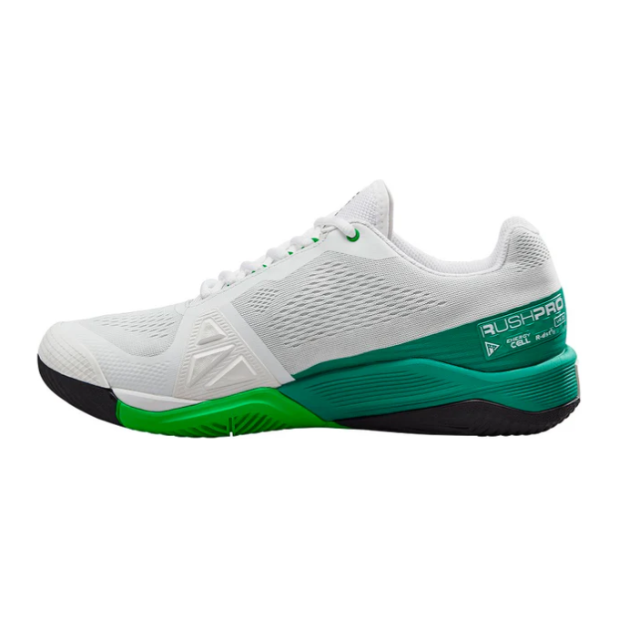 Wilson Rush Pro 4.0 - All Court (White/Bosphorus/Green)