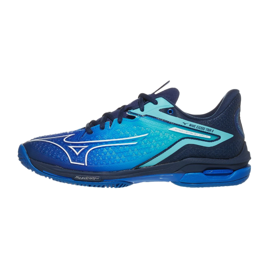 2024 Mizuno Wave Exceed Tour 6 AC - Womens (Murgen Blue/White)
