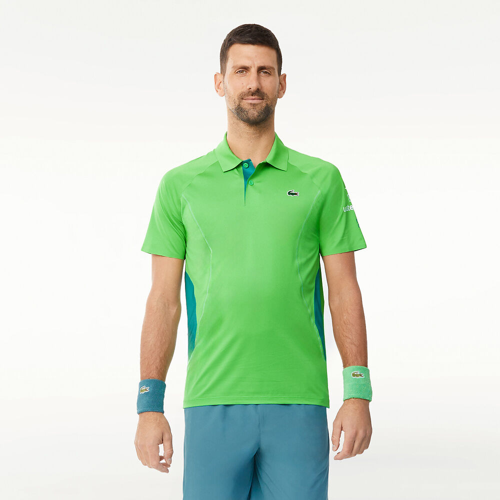2024 Lacoste Tech Jersey Tennis Polo (Sorrel) - Novak Djokovic