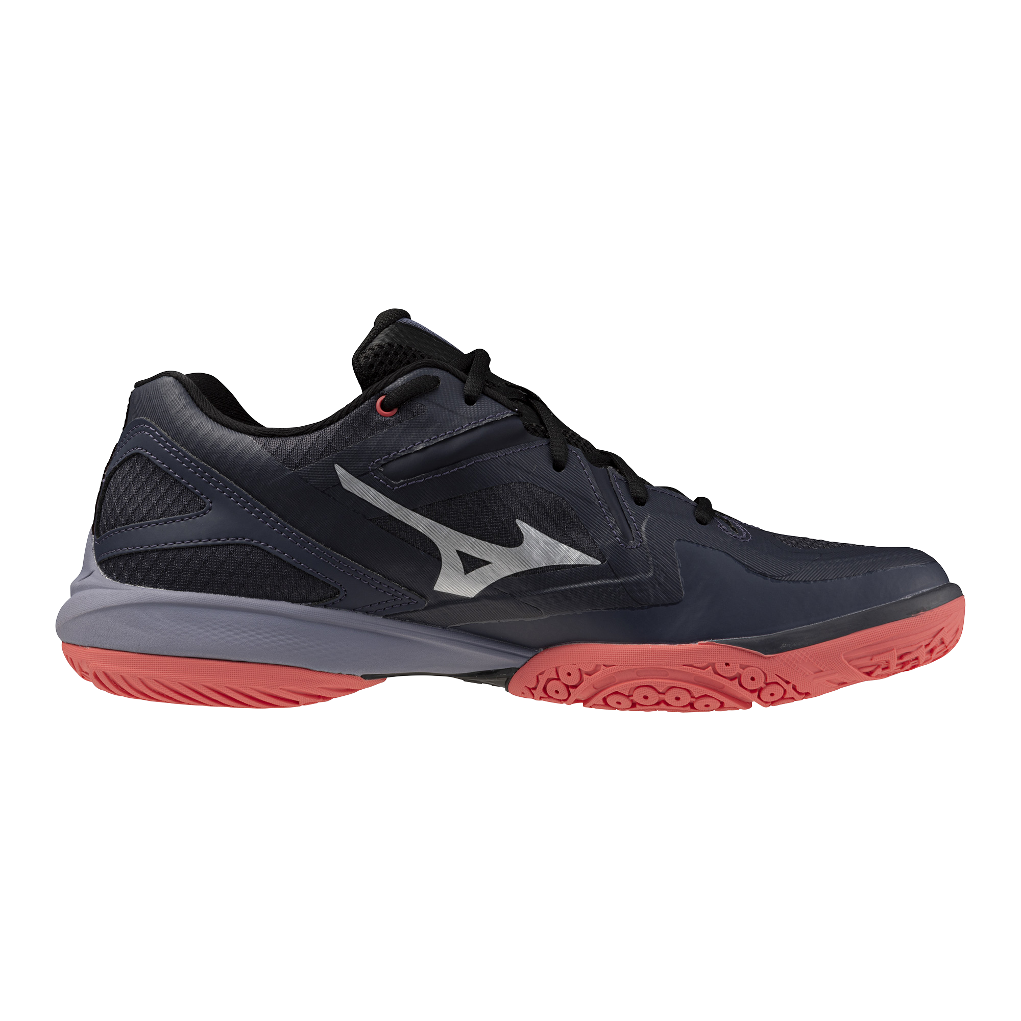 2025 Mizuno Wave Claw 3 (Odyssey Grey/White/Calypso Coral) - Unisex