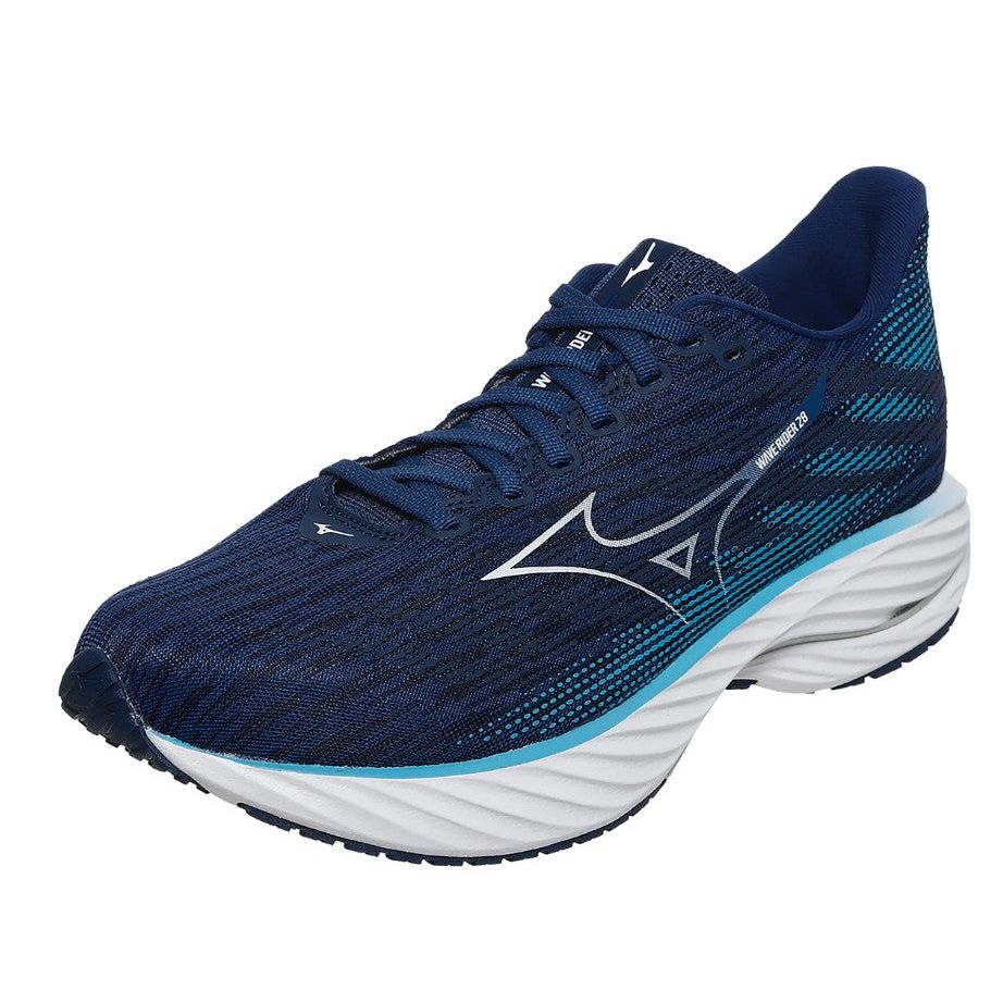 Mizuno Wave Rider 28 Mens (Estate Blue/White)