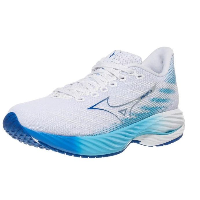 Mizuno Wave Rider 28 Ladies (White/Mugen Blue)