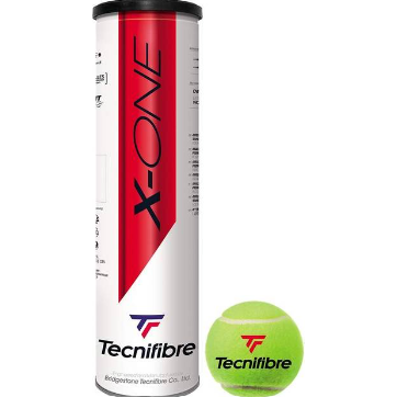 Tecnifibre X-One Tennis Ball (4 Ball Can)