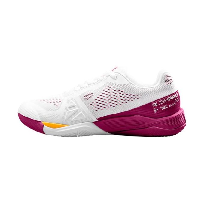 Wilson Rush Pro 4.0 Womens - All Court (Baton Rouge, White and Safron)