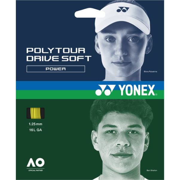 Yonex Poly Tour Drive Soft String Set - 16l/1.25mm – Racquet World