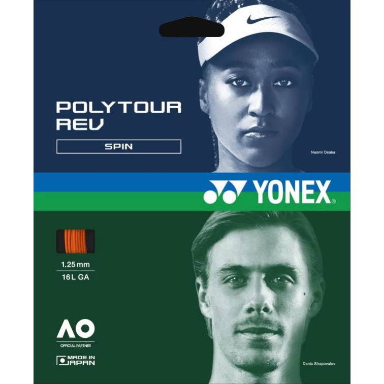 Yonex Poly Tour Rev String Set - 16L - 1.25mm