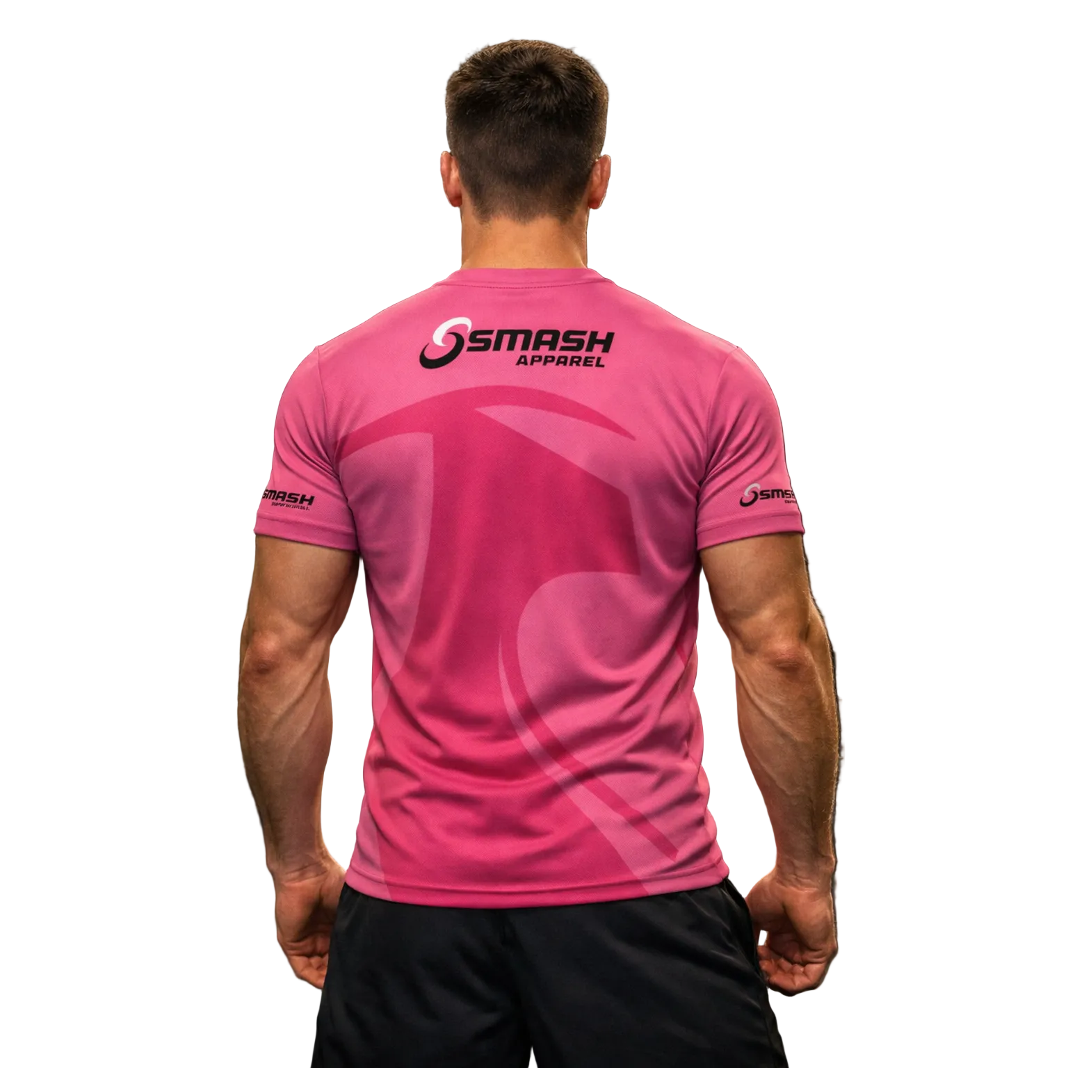 Mens Smash Apparel Performance Shirt (Pink)