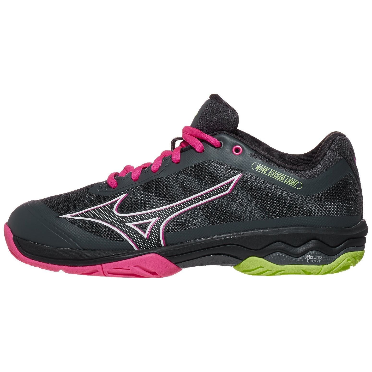 Mizuno Wave Exceed Light Womens - All Court (Black/Pink/Green)