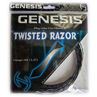 Genesis - Twisted Razor String Set (16L 1.27mm) – Racquet World