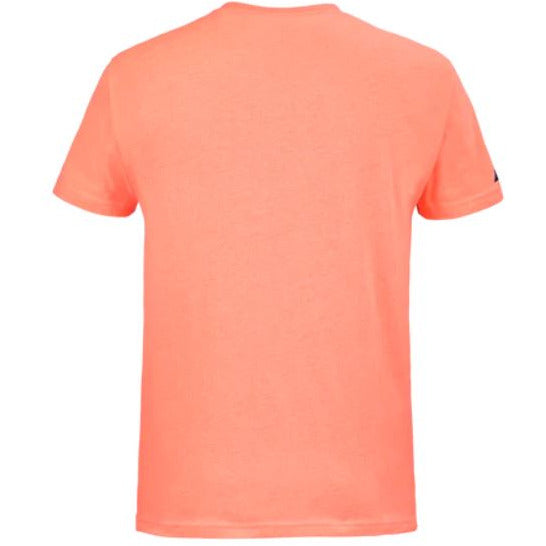 Mens Babolat Exercise Big Flag Tee (Orange with Blue Logo)