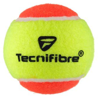 Tecnifibre - ITF Approved Orange Mini - Stage 2 Tennis Ball (3 Ball Tube)